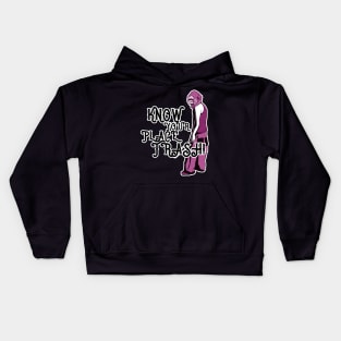 Know Your Place Trash Shout Kids Hoodie
